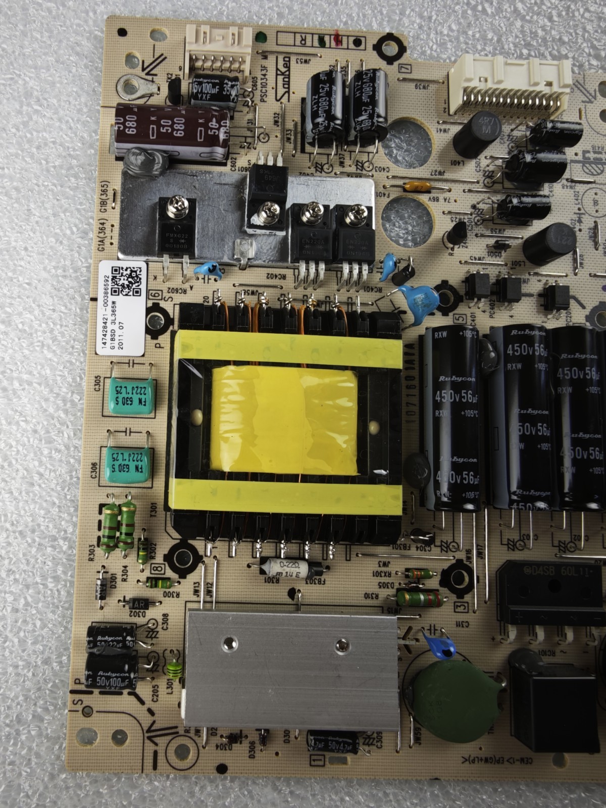 Sony 147428421 PSC10343F G1BSD 3L365W Power Board KDL-24EX320 - immagine 7