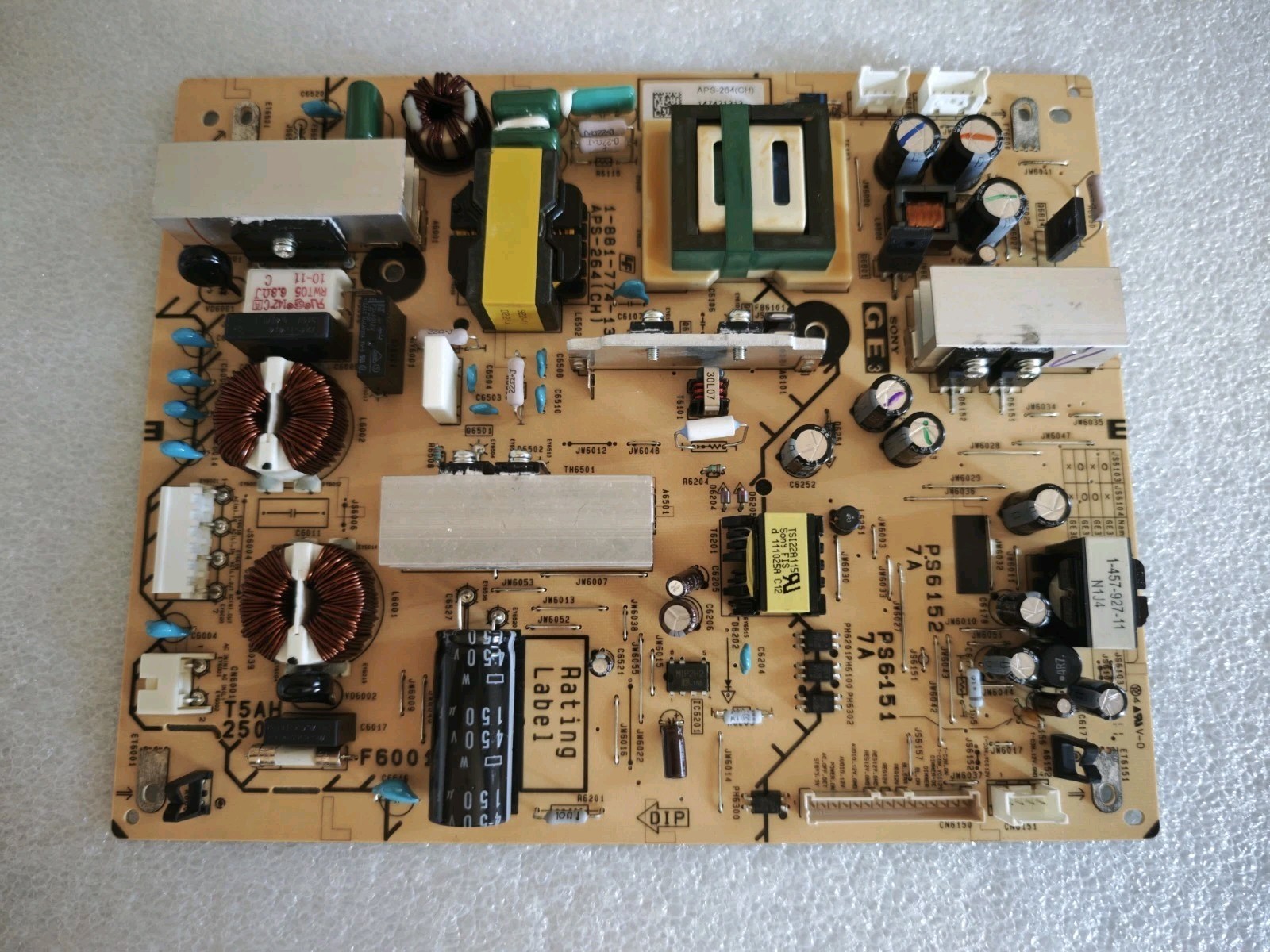 Sony APS-264(CH) 1-474-213-13 Power Supply Board TV Tested Working