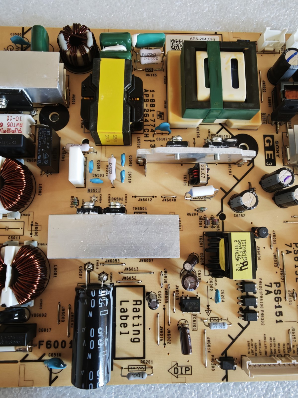 Sony APS-264(CH) 1-474-213-13 Power Supply Board TV Tested Working - immagine 3