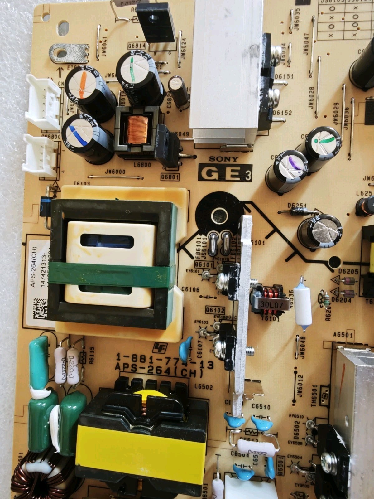 Sony APS-264(CH) 1-474-213-13 Power Supply Board TV Tested Working - immagine 8