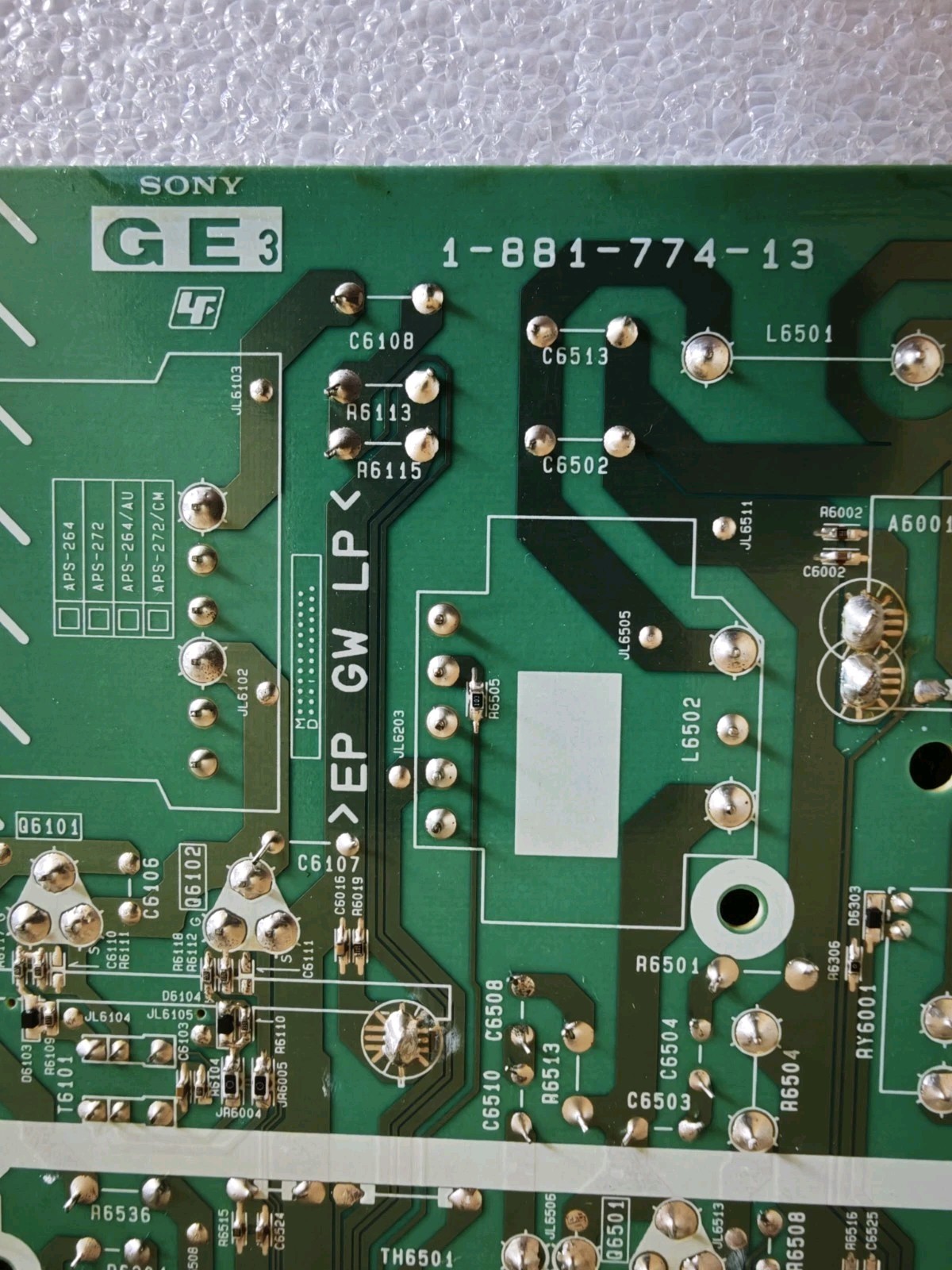 Sony APS-264(CH) 1-474-213-13 Power Supply Board TV Tested Working - immagine 9