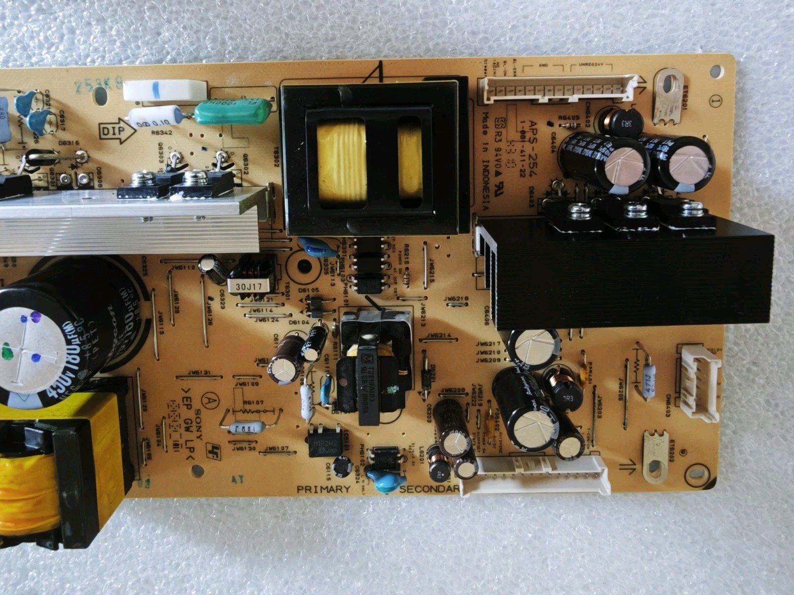 Sony APS-253(ID) 147420123 G2ME Power Supply Board TV Tested Working - immagine 4