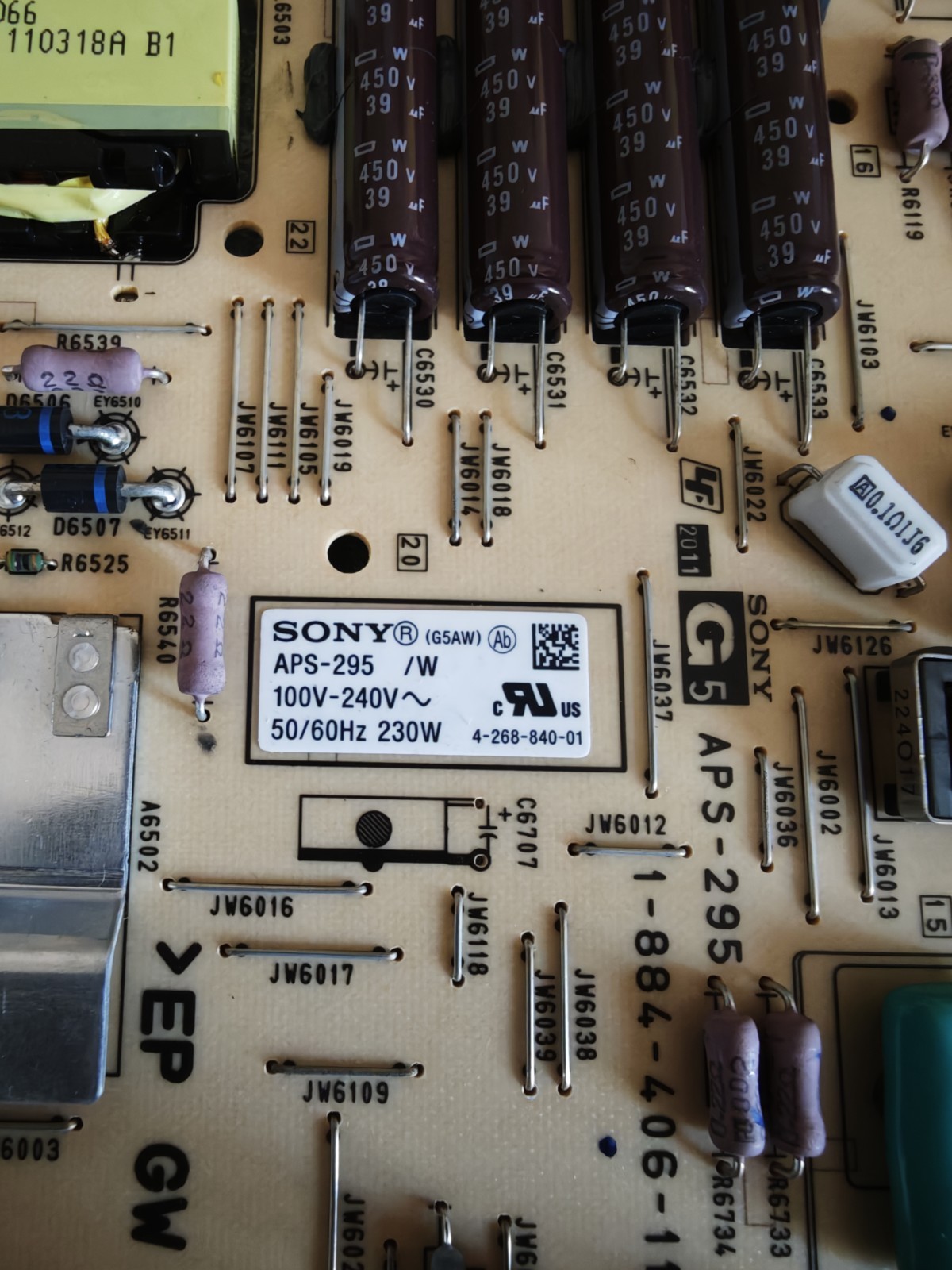 Sony KDL-46HX820 3 Parts Kit Main Board APS-295 PSU Bass Speaker OEM - immagine 4