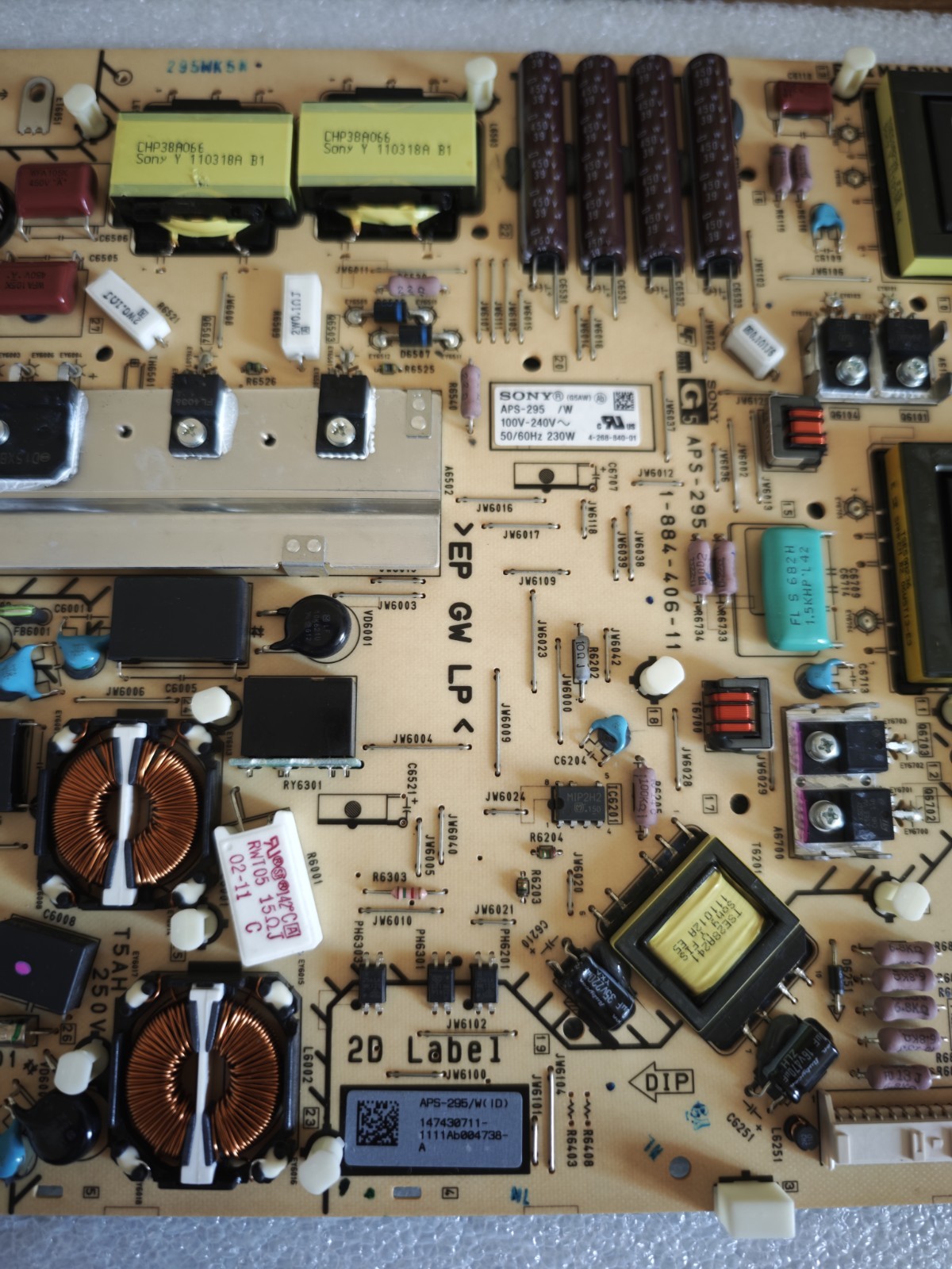 Sony KDL-46HX820 3 Parts Kit Main Board APS-295 PSU Bass Speaker OEM - immagine 7