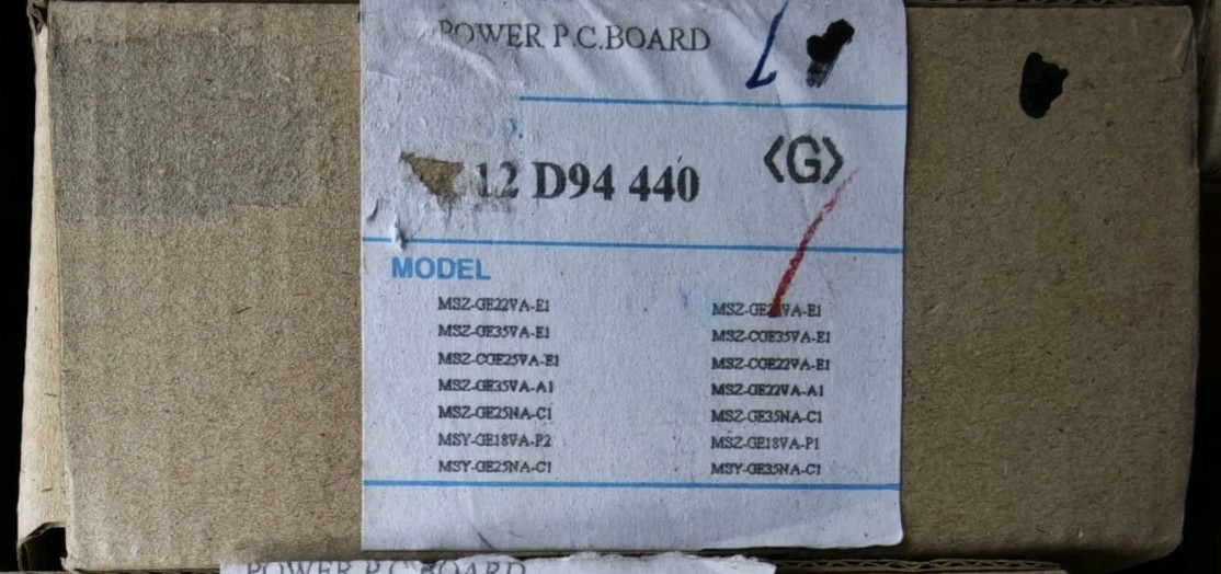 Scheda Elettronica Mitsubishi Electric E12D94440 Power P.C. Board Originale