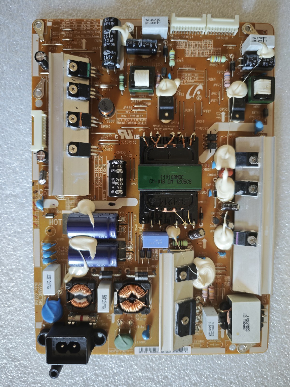 Samsung BN44-00519B PD55B1D_CHS Alimentatore TV UE55ES6100 UE55ES6300 Testato