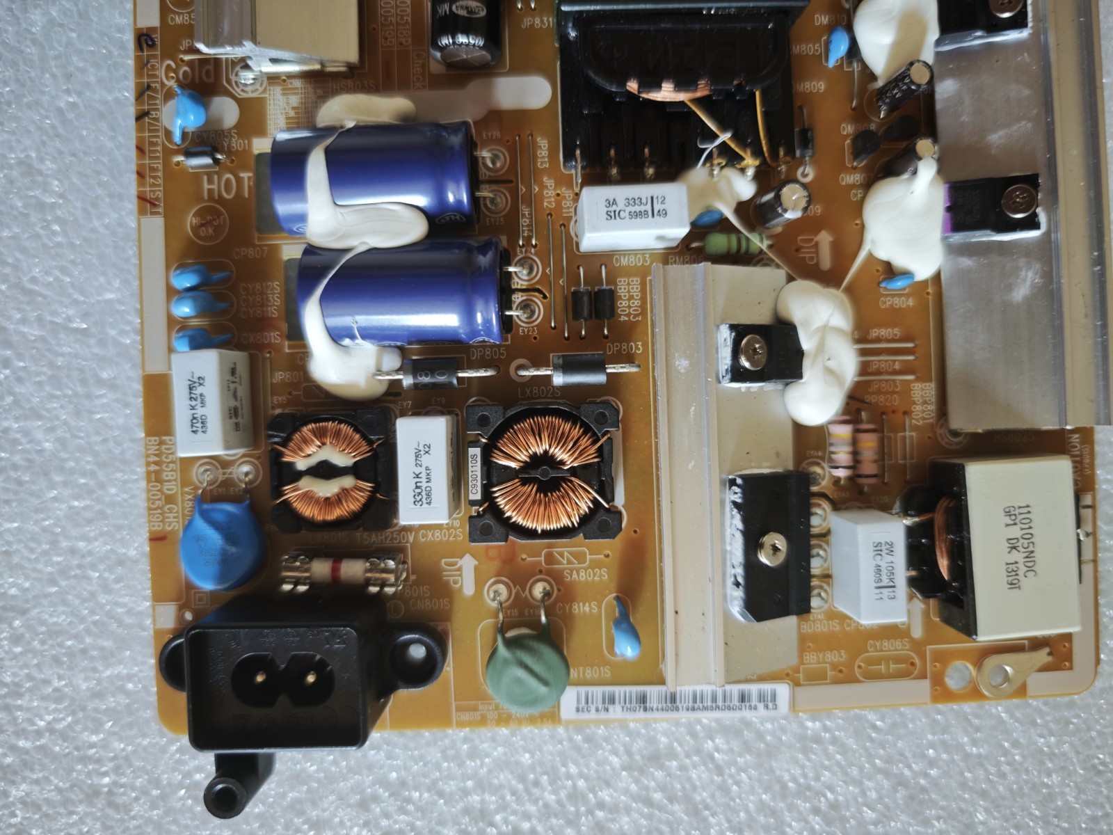 Samsung BN44-00519B PD55B1D_CHS Alimentatore TV UE55ES6100 UE55ES6300 Testato - immagine 4