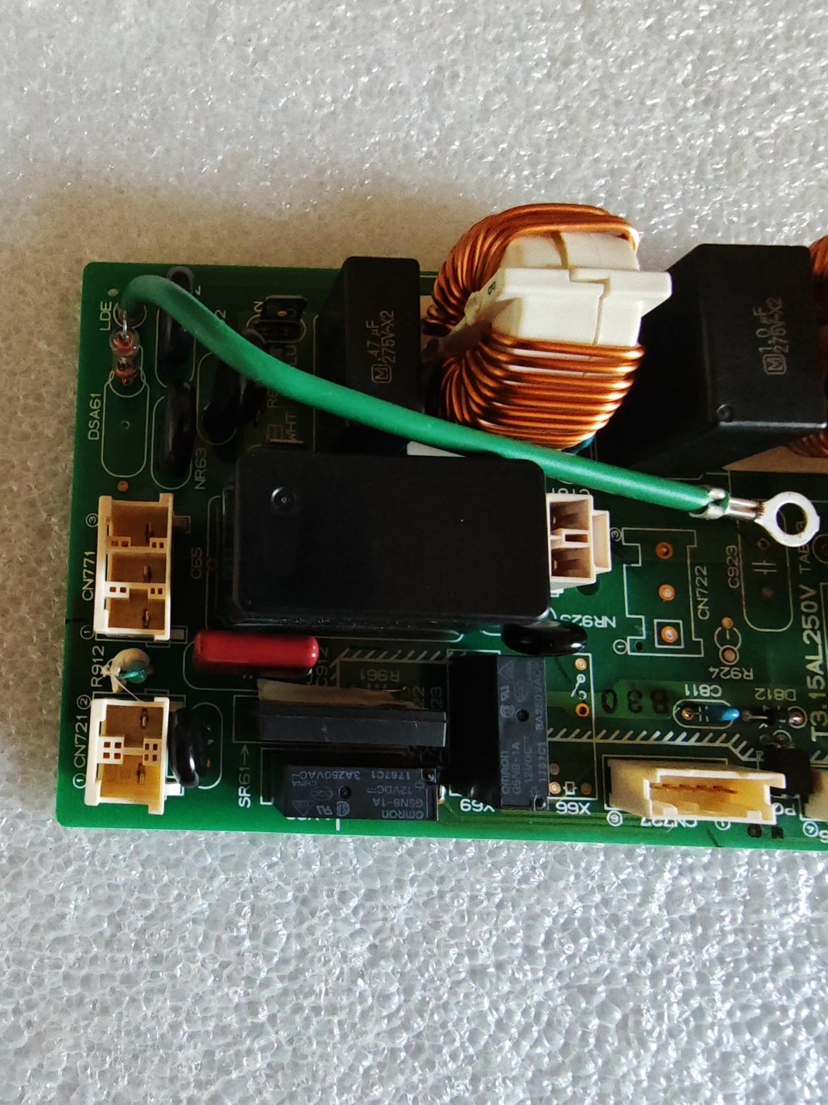 Mitsubishi E12 928 444 Power P.C. Board MUZ-GA25VA Scheda Originale OEM - immagine 3