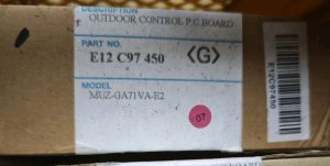 Scheda Controllo Unità Esterna Mitsubishi Electric E12C97450 MUZ-GA71VA-E2 PCB