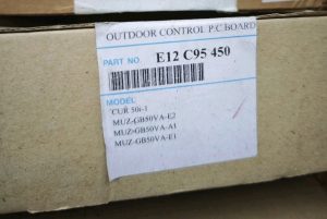 Scheda Controllo Unità Esterna Mitsubishi Electric E12C95450 MUZ-GB50VA PCB