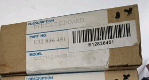 Mitsubishi E12836451 Deicer PCB Scheda Clima MUCFH-GA35VB-E1