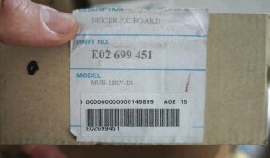 Mitsubishi Deicer PCB Board E02 699 451 MUH-12RV-E4 Climatizzatore