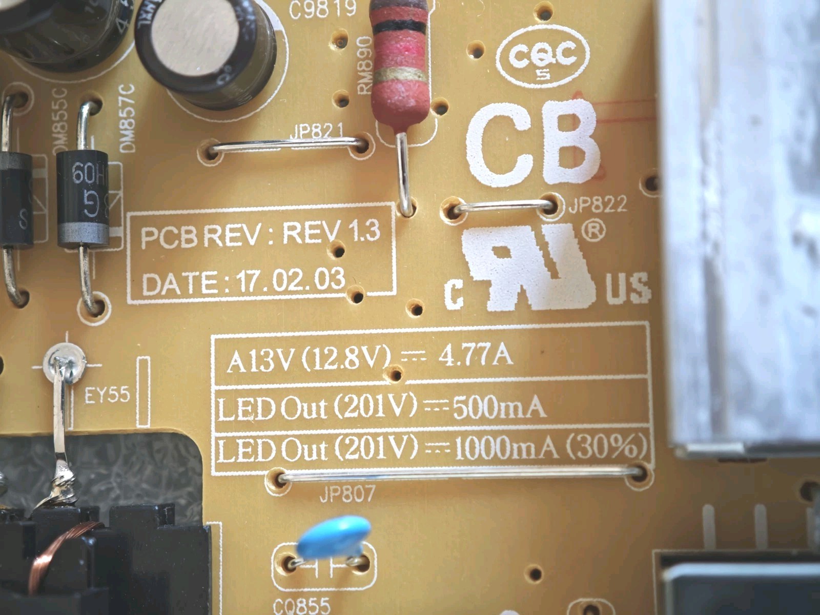 Samsung BN44-00806A L40S6_FDY Power Supply Board TV Tested Working - immagine 7