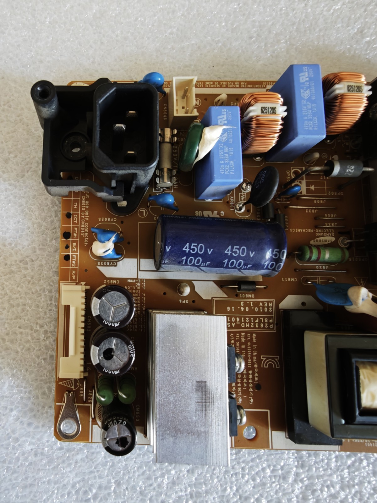Samsung BN44-00338A PSLF121401A Power Supply Board TV Tested Working - immagine 2