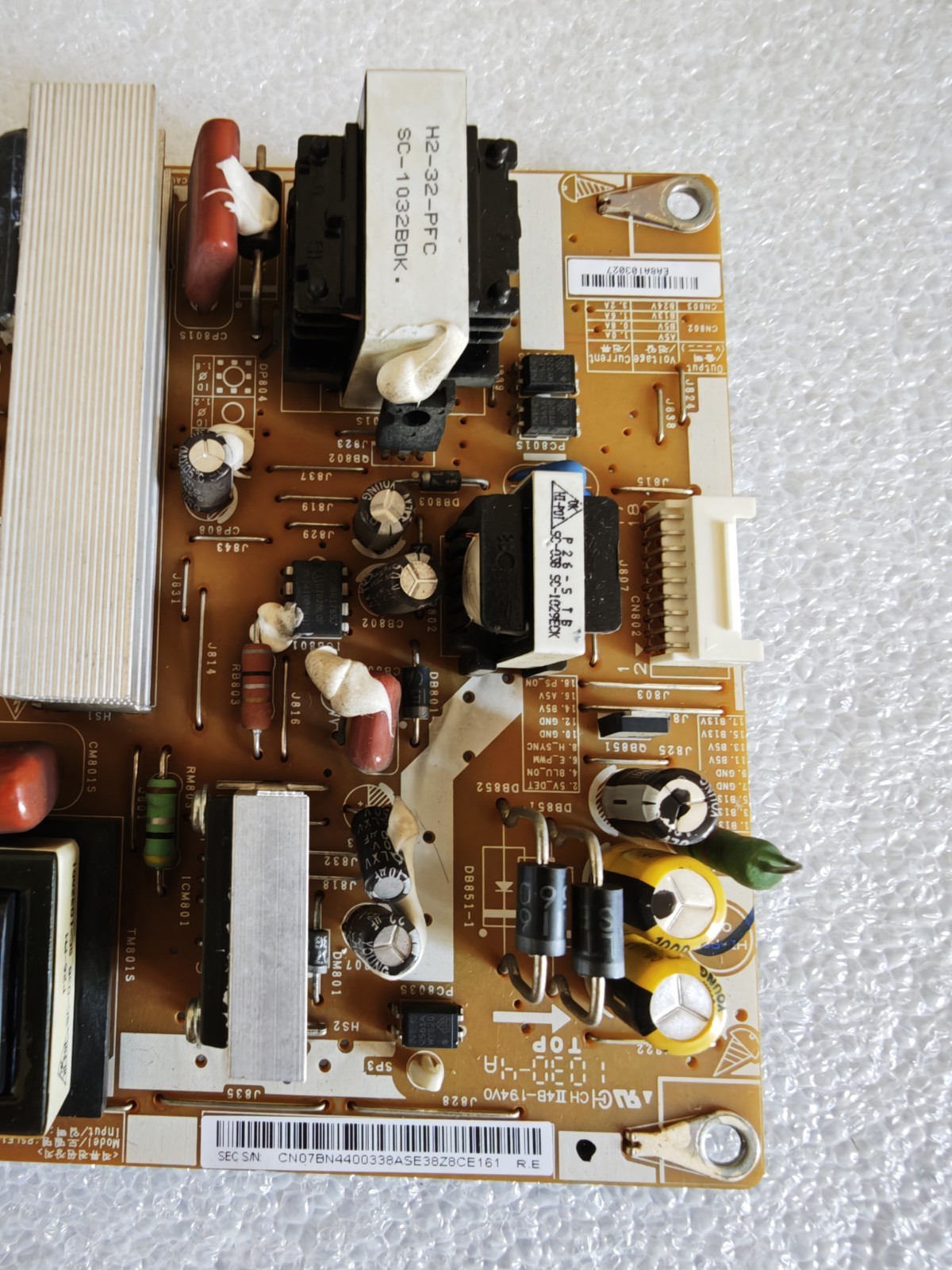 Samsung BN44-00338A PSLF121401A Power Supply Board TV Tested Working - immagine 4