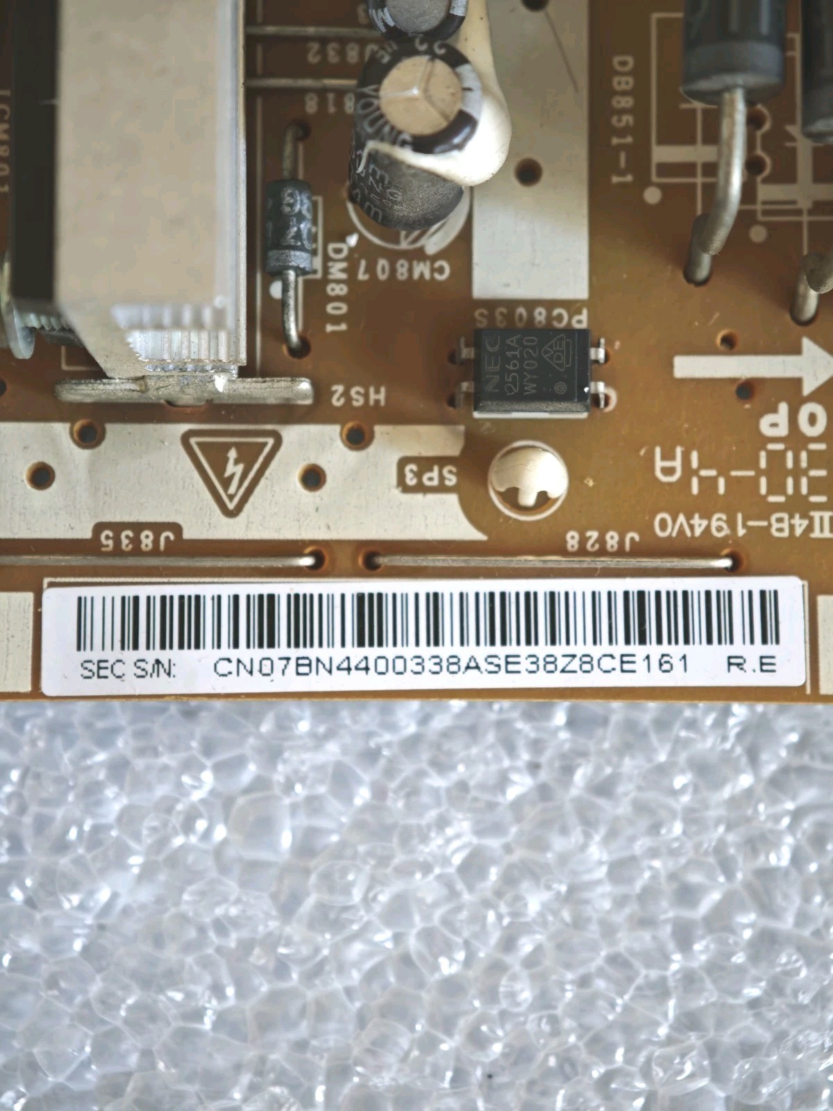 Samsung BN44-00338A PSLF121401A Power Supply Board TV Tested Working - immagine 5