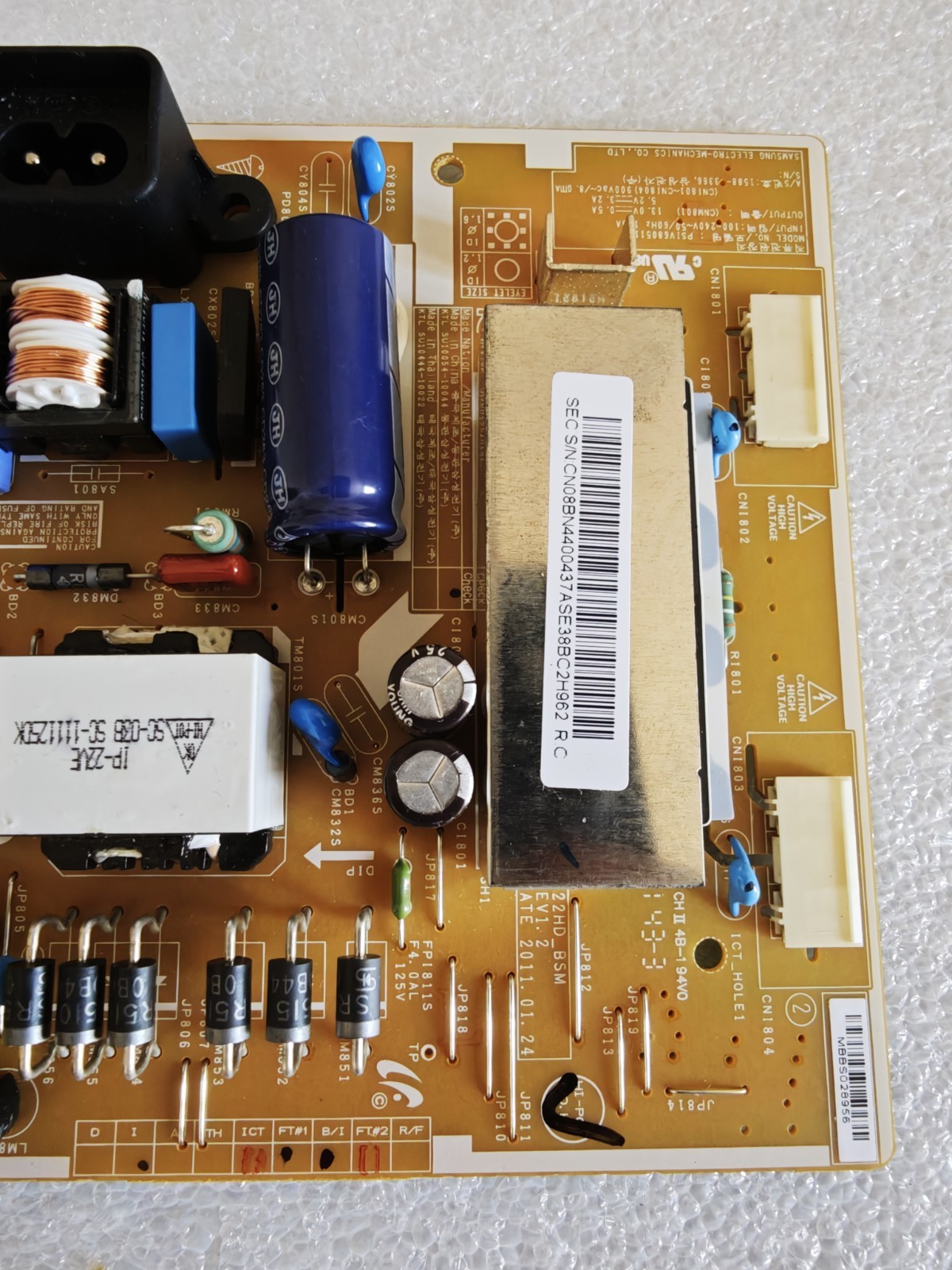 Samsung BN44-00437A PSIV680511A Power Supply Inverter LE22D450 Tested - immagine 3