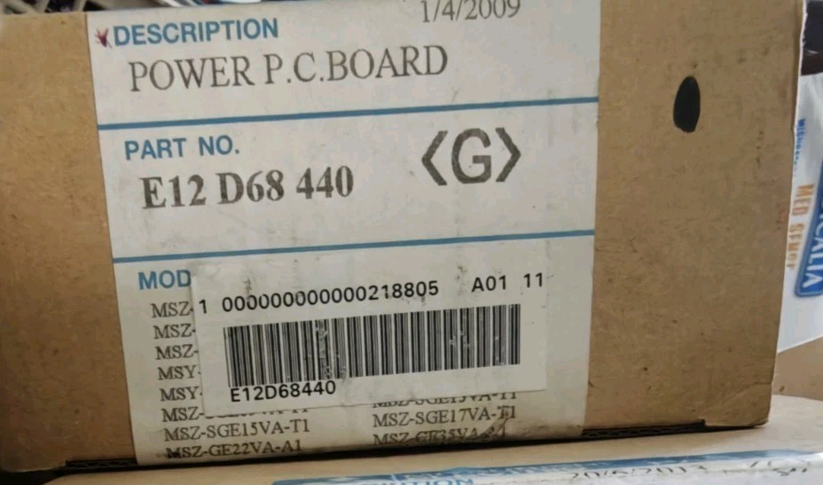 Mitsubishi E12 D68 440 Power P.C. Board MSZ-SGE09/13/15/17VA