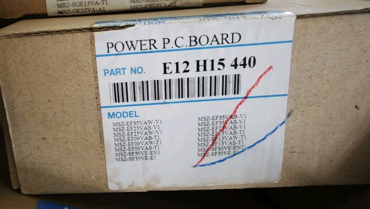 Mitsubishi E12 H15 440 Power P.C. Board MSZ-EF MSZ-SF originale