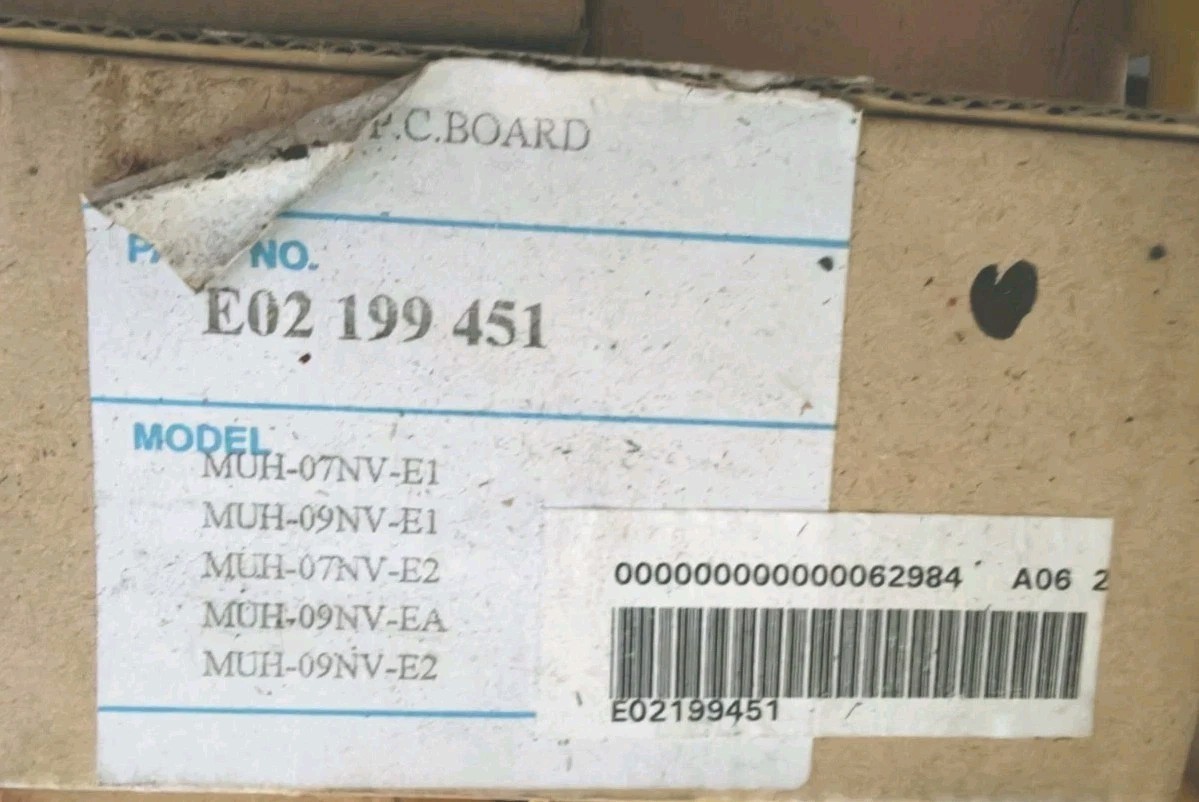 Scheda Mitsubishi E02199451 Deicer PC Board MUH-07NV MUH-09NV Climatizzatore