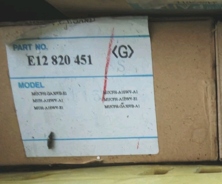 Mitsubishi Electric E12 820 451 Deicer PCB MUH-A18WV Scheda Clima