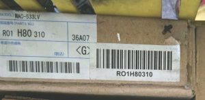 Mitsubishi R01 H80 310 Controller Board MAC-533LV PAC-AK50BC PCB