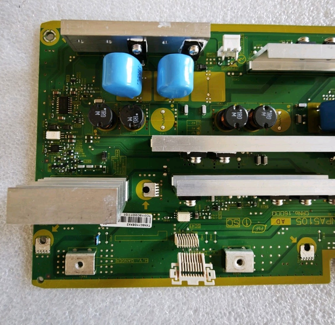 Panasonic TNPA5105 AD SC Board TXNSC11DEK42 TX-P42S20E Plasma TV Tested - immagine 2