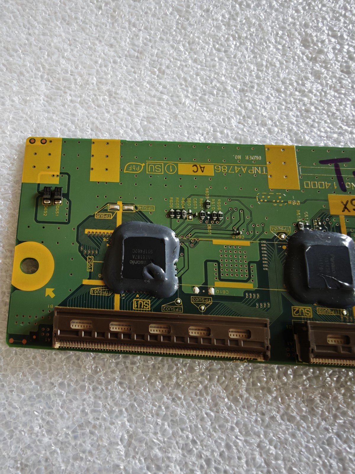 Panasonic TNPA4786 AC TNPA4787 AC SU SD Buffer Board TX-P46S10E Tested - immagine 3