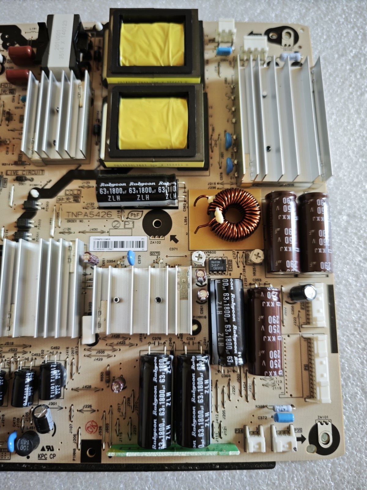 Panasonic TNPA5426 (2) P1 TZRNP01QMUE Power Supply TX-P50VT30E Tested - immagine 4