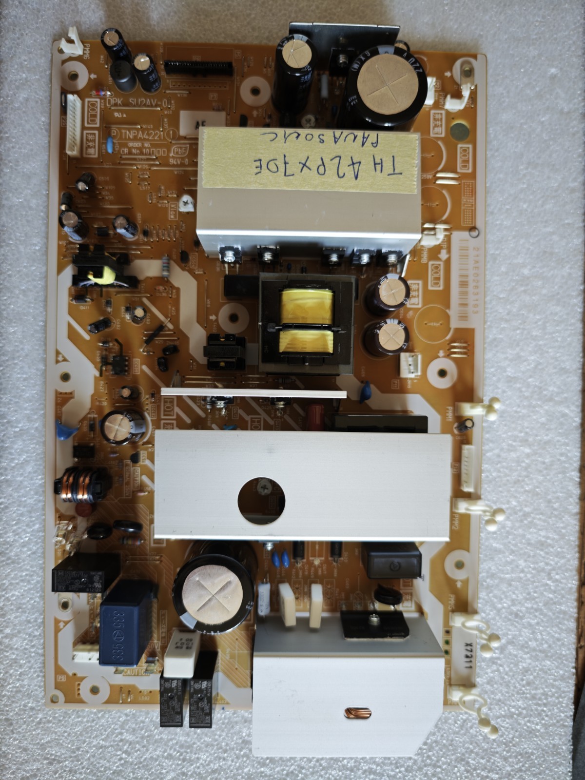 Panasonic TNPA4221 (1) AE Power Supply Board TH-42PX70E Plasma Tested Working