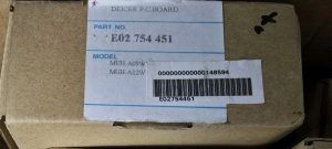 Mitsubishi E02 754 451 Deicer P.C. Board MUH-A09WV MUH-A12WV Originale