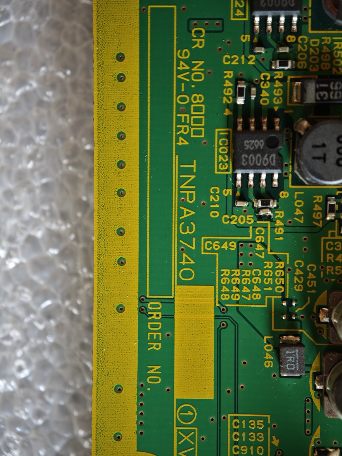 Panasonic TNPA3740 1XV ENV57M01D8F XV Board DTV Tuner TV Testata - immagine 6