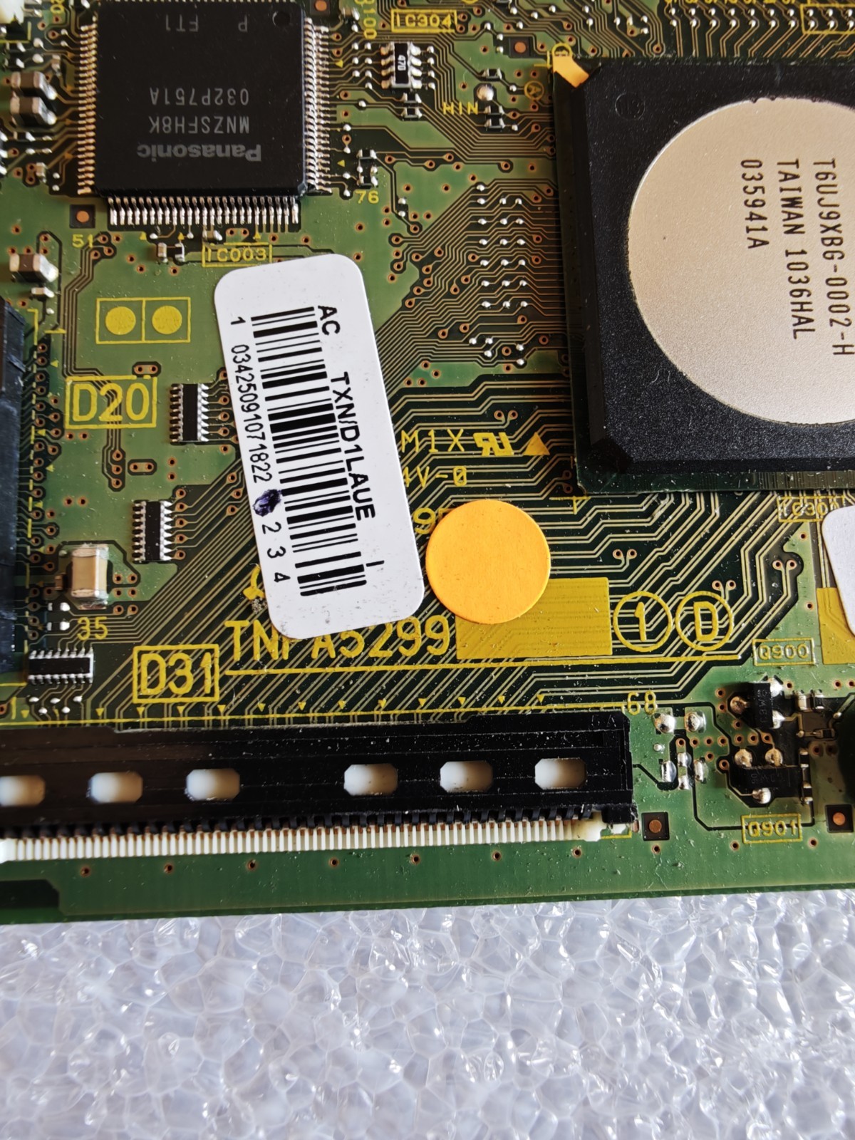 Panasonic TNPA5299 TXN/D1LAUE D Board TX-P42VT20E Plasma TV Tested Working - immagine 2