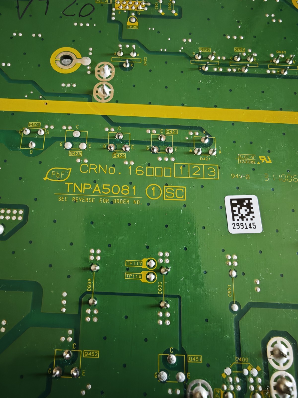 Panasonic TNPA5081 AH TXNSC11NEK42 SC Y-SUS Board Plasma TV Tested Working - immagine 9