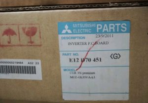 Mitsubishi Electric E12 D70 451 Scheda Inverter PCB MUZ-GE35VA-E1
