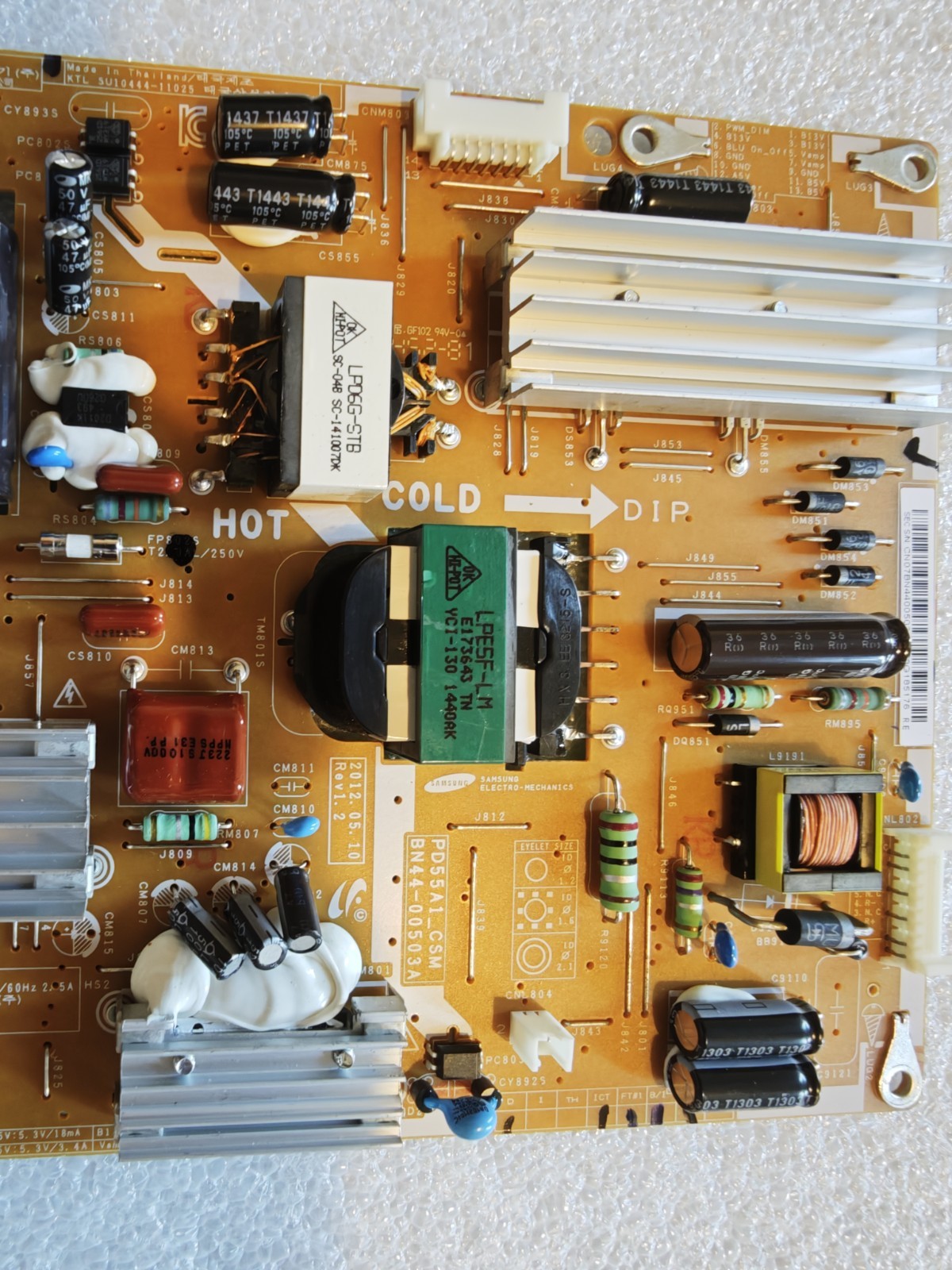 Samsung BN44-00503A PD55A1_CSM Power Supply Board TV Tested Working - immagine 5