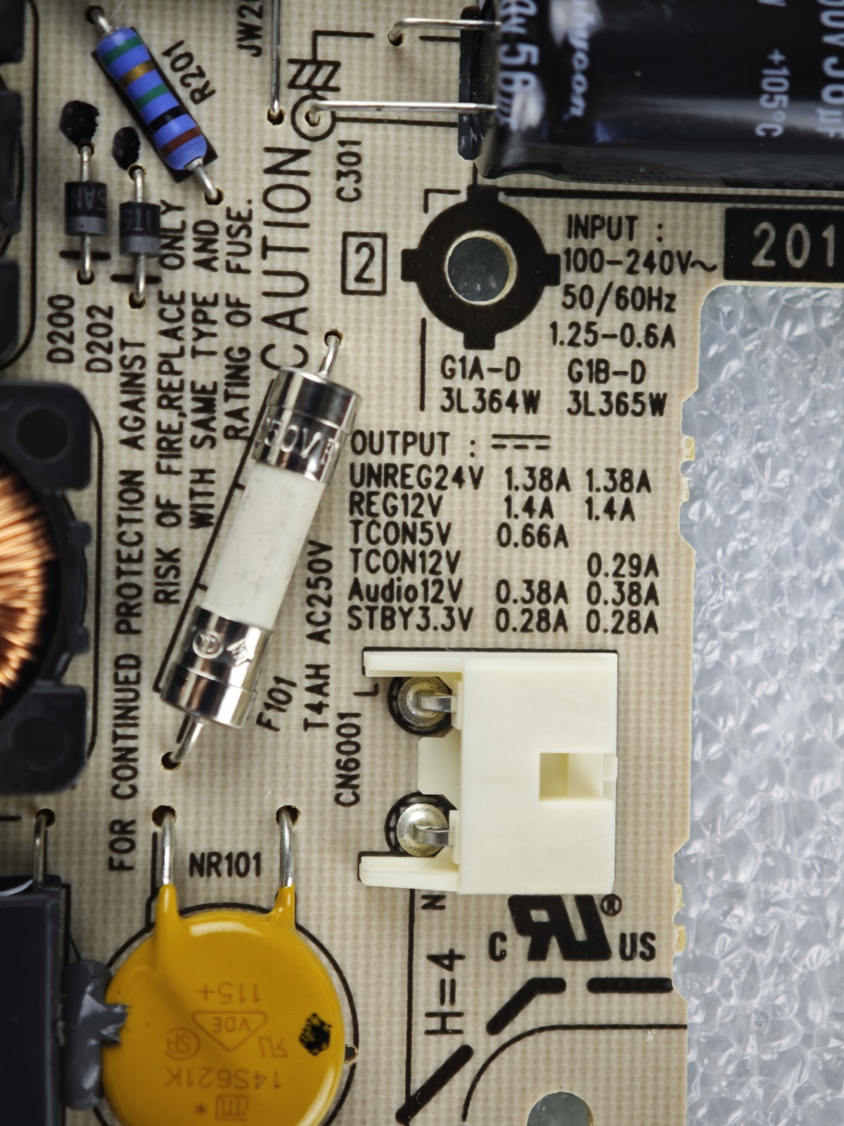 Sony 147428421 PSC10343F G1BSD 3L365W Power Board KDL-24EX320 - immagine 4